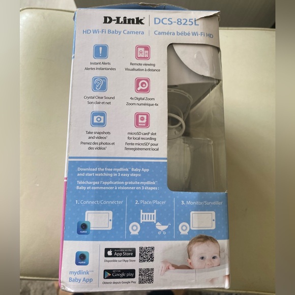 D-Link HD Wi-Fi Baby Camera New in Box Day & Night HD Video - Picture 2 of 5
